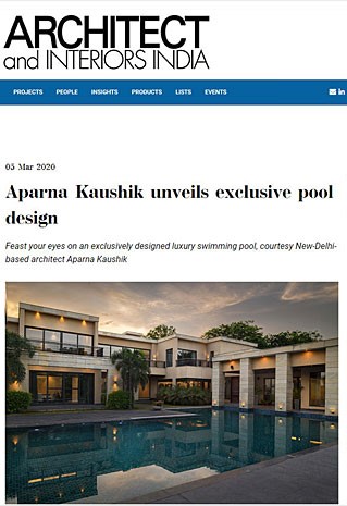 Architect and Interiors India